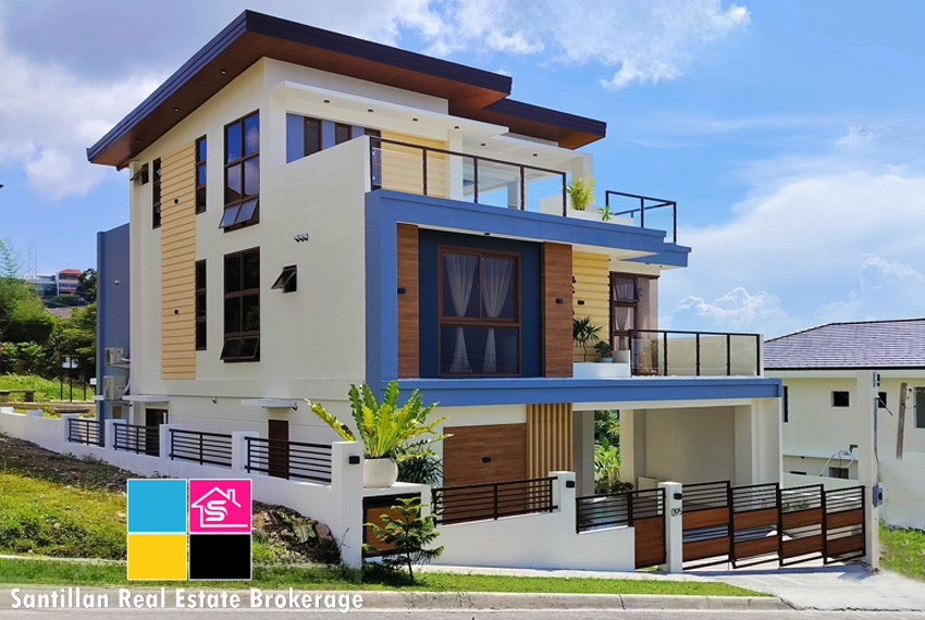 FOR SALE MODERN 3 STOREY HOUSE WITH SWIMMING POOL PLUS OVERLOOKING VIEW IN KISHANTA TALISAY CEBU 3